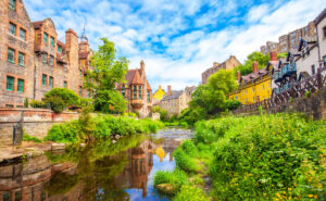 places to visit in Edinburgh, Scotland dean village river